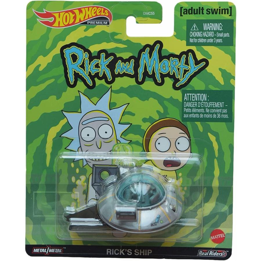 ホットウィール マテル ミニカー DMC55 Hot Wheels Rick's Ship， Rick and Morty
