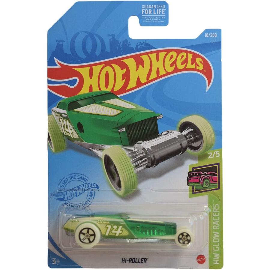 ホットウィール マテル ミニカー Hi Roller Hot Wheels - Glow Racers