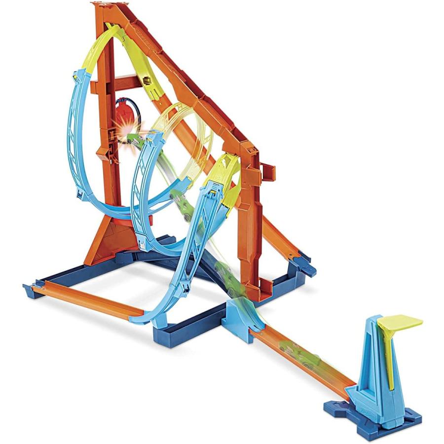 Hot Wheels トラックビルダーセット Amazon | Hot Wheels トラックビルダー プレイセット 風重力