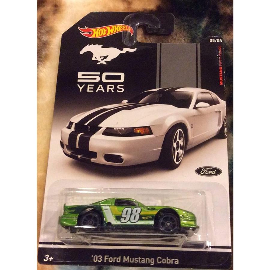 ホットウィール Hot Wheels マスタング 50周年 '03フォード マスタング コブラ 05/08 グリーン Mustang