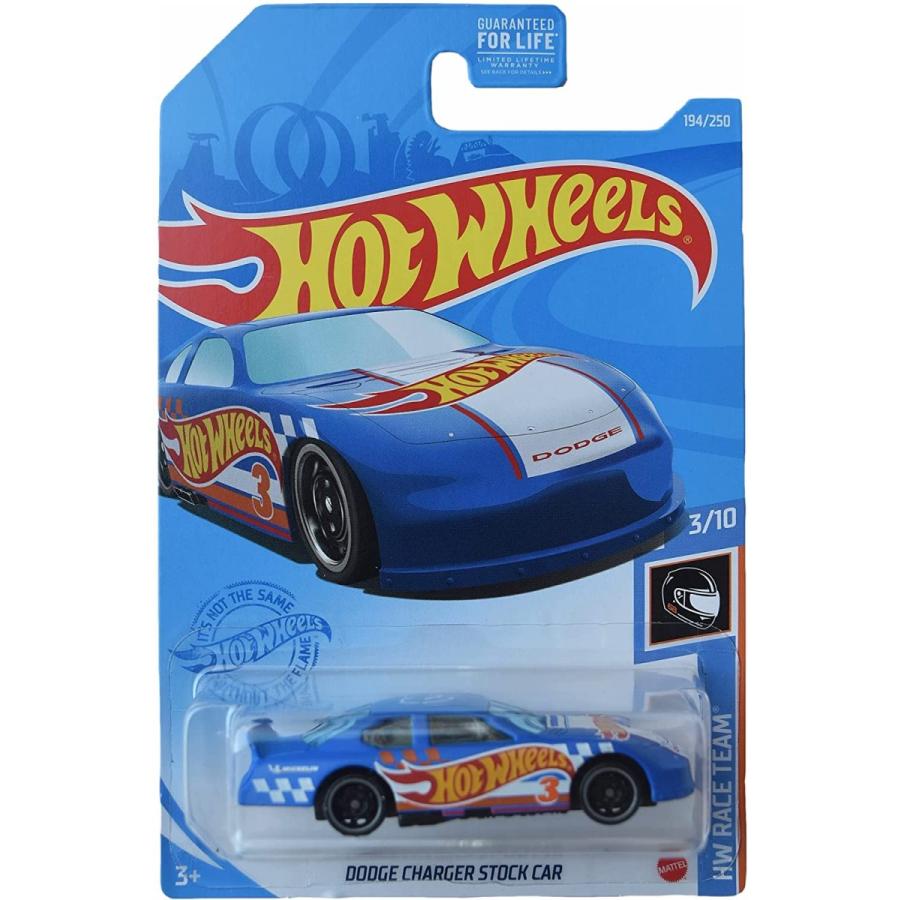 ホットウィール Hot Wheels ダッジ・チャージャー ストックカー HWレースチーム 3/10 194/250 ブルー Dod