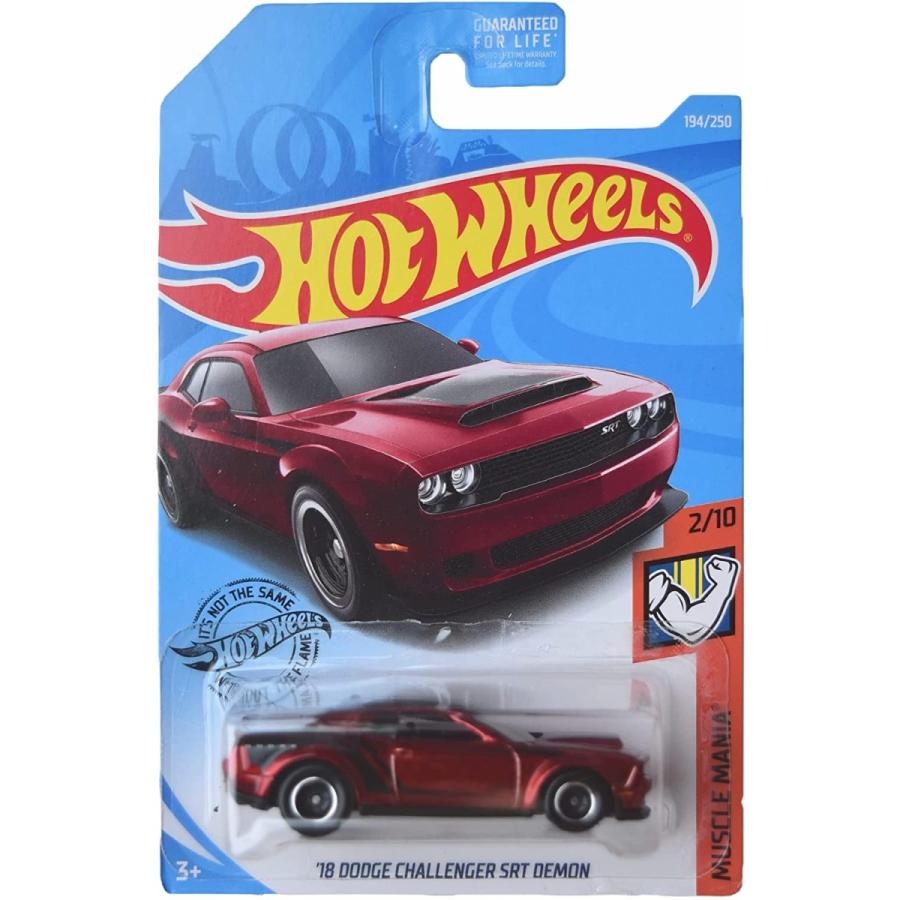 ホットウィール マテル ミニカー L2593 Hot Wheels Super Treasure Hunt '18 Dodge Challenger SRT Dem おもちゃ-乗り物、ミニチュア-ゲーム、おもちゃ