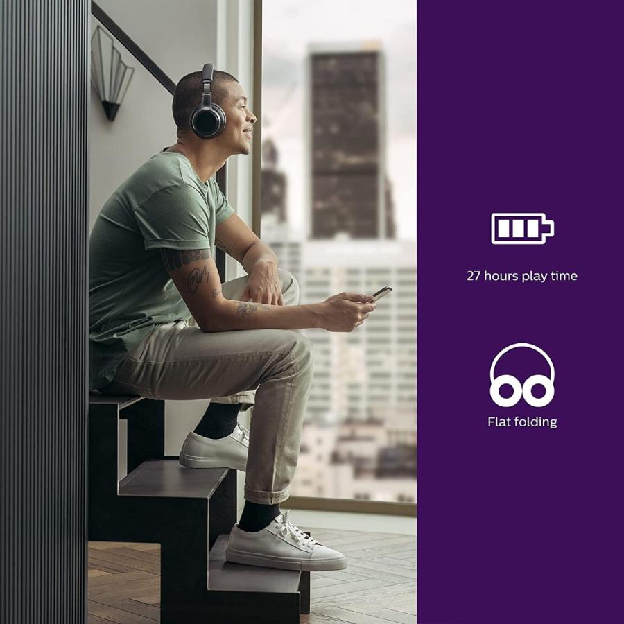 海外輸入ヘッドホン ヘッドフォン イヤホン H9505 Philips H9505 Hybrid Active Noise Cancelingの画像