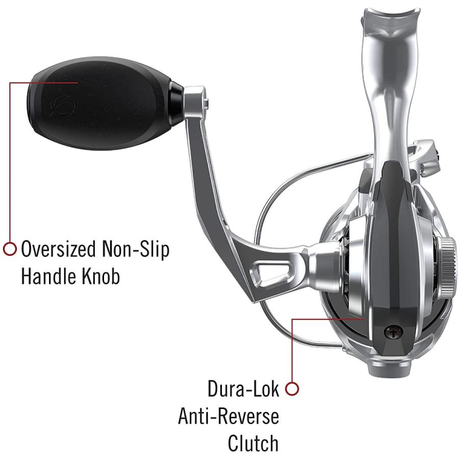 リール Quantum 釣り道具 TH10C.BX3 Zebco Throttle Spinning Fishing