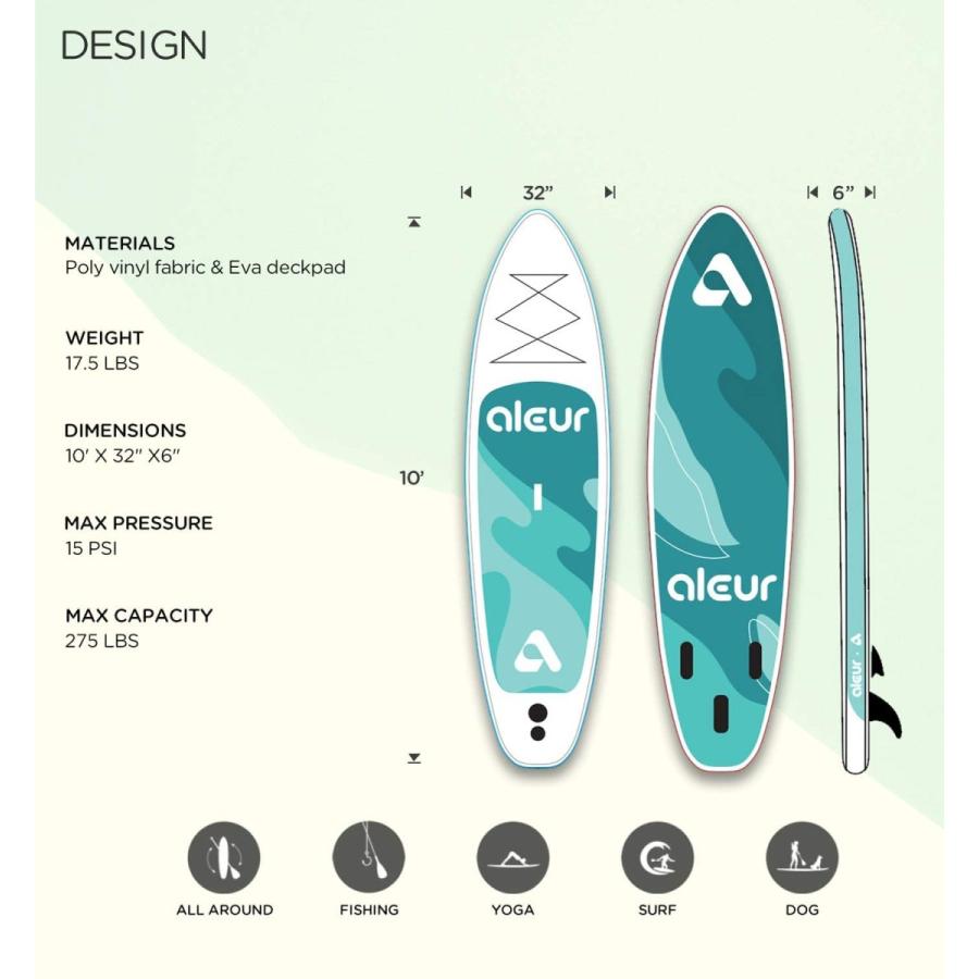 【２点セット】 スタンドアップパドルボード マリンスポーツ サップボード Aleur-2020-01 aleur 2020 Expl 【ZY1505624390】(53737円)
