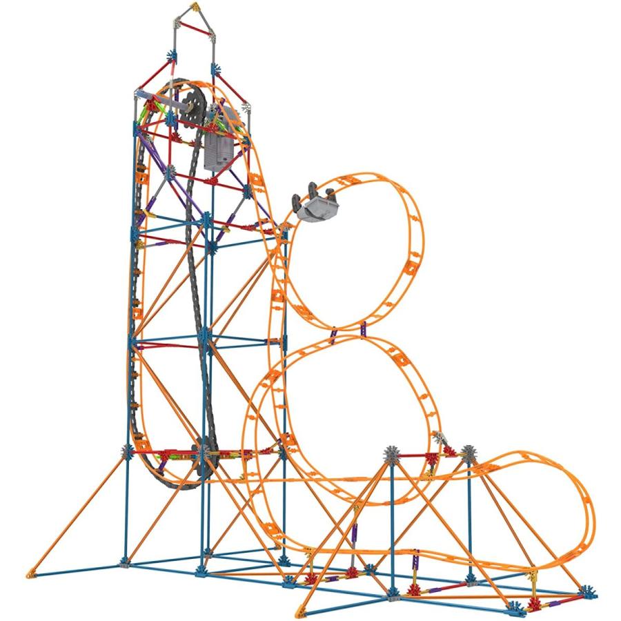 ケネックス 知育玩具 パズル 80216 K'NEX - Amazin' 8 Coaster ? STEM Building Set, Kid Constructionの画像
