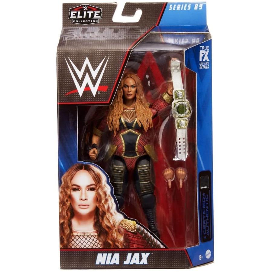 WWE フィギュア アメリカ直輸入 HDD97 Mattel WWE Nia Jax Elite Collection Action Figure, Series # 89