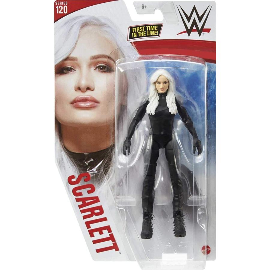 WWE フィギュア アメリカ直輸入 GTG39 WWE Scarlett Action Figure， Posable 6-in Collectible for Ages