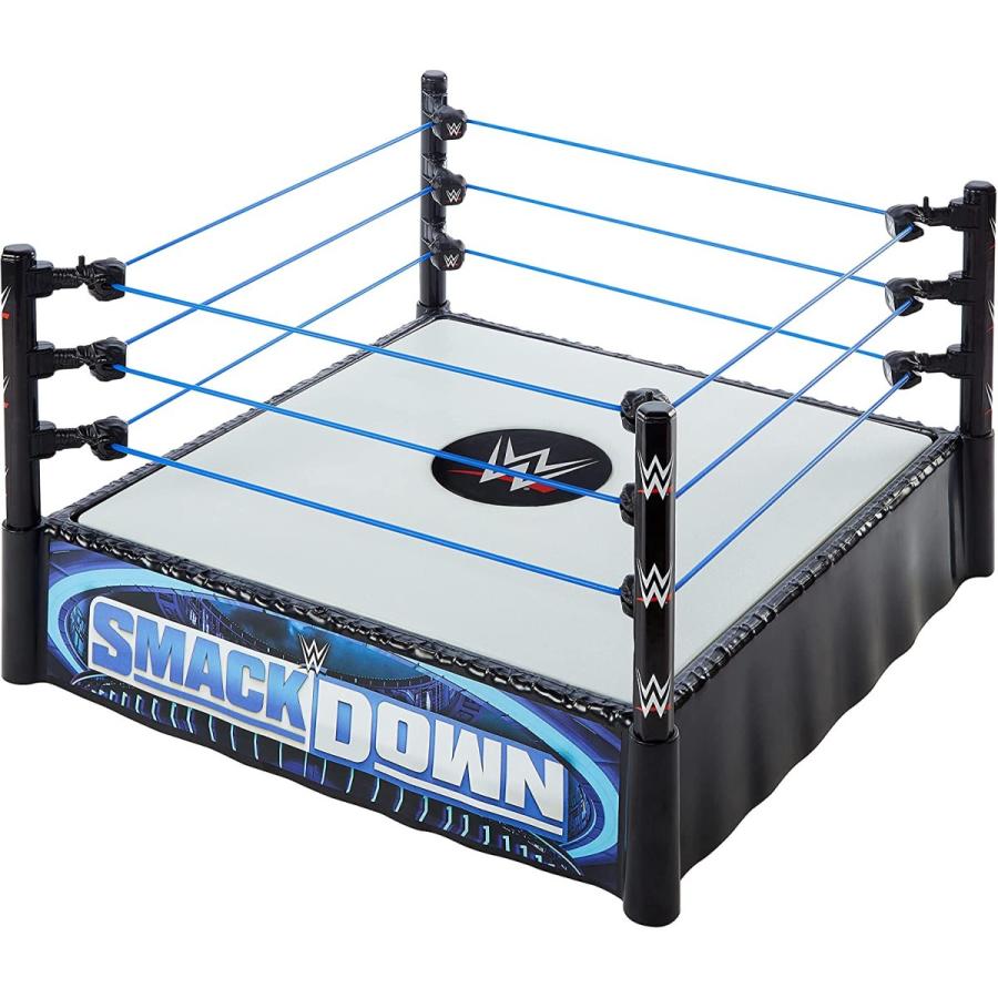 WWE フィギュア アメリカ直輸入 GVJ47 WWE Superstar Ring (14-in) with Spring-Loaded Mat & Real Flex