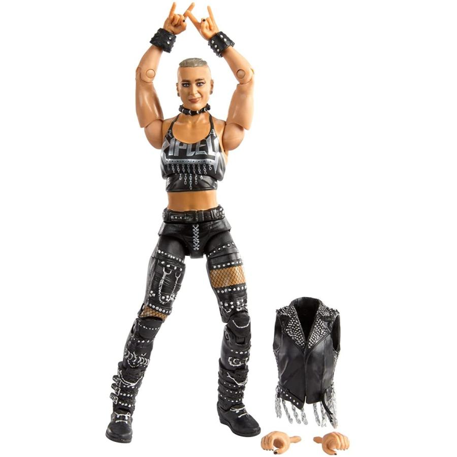 WWE フィギュア アメリカ直輸入 GVB60 WWE Rhea Ripley Elite Collection Action Figure, 6-in/15.24-cm