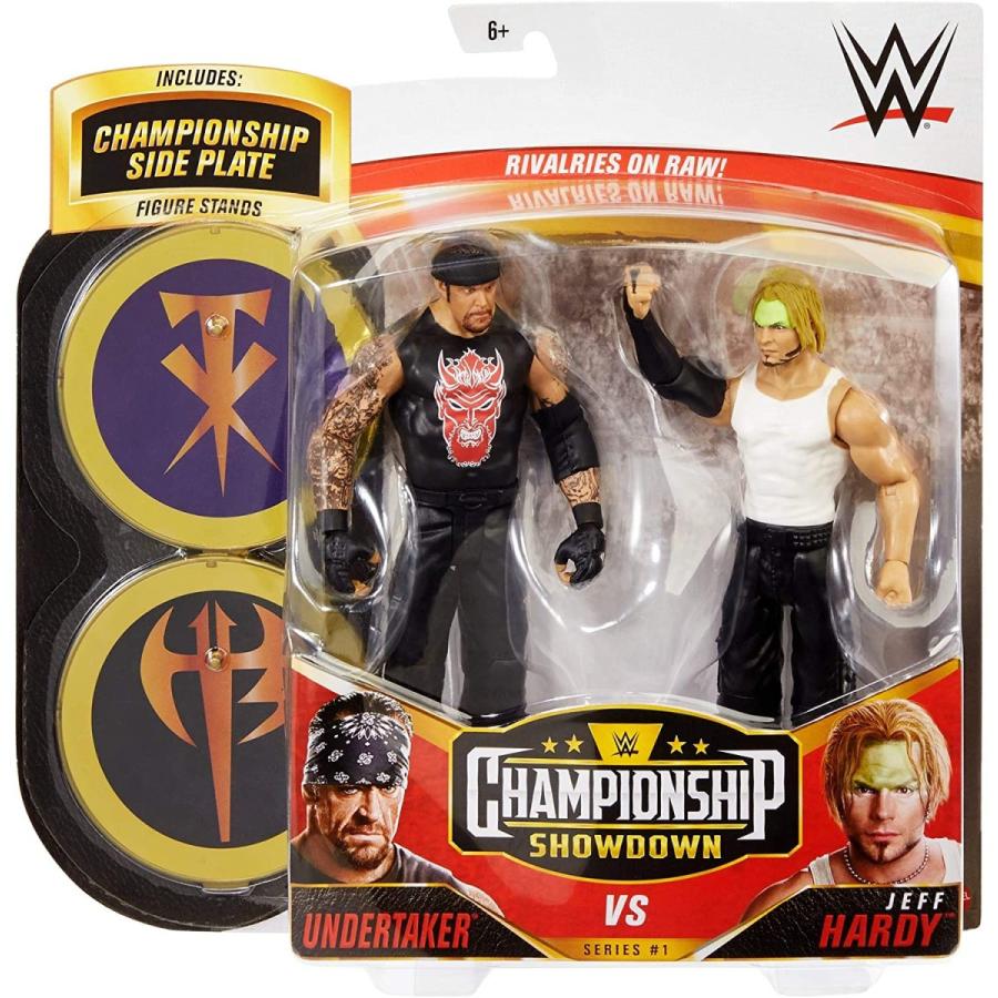 WWE フィギュア アメリカ直輸入 GVJ12 ?WWE Undertaker vs Jeff Hardy Championship Showdown 2 Pack 6の画像