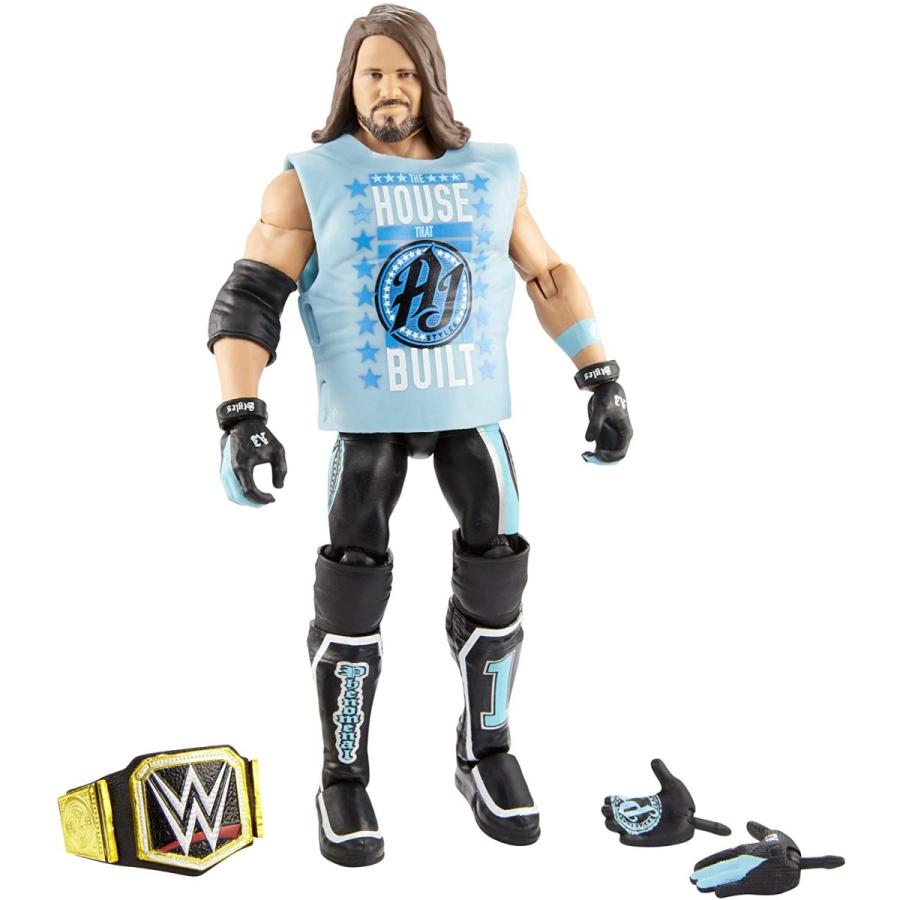 【着後レビューでWWE フィギュア アメリカ直輸入 GCL31 WWE MATTEL AJ Styles Elite Collection Deluxe Action Figure wit