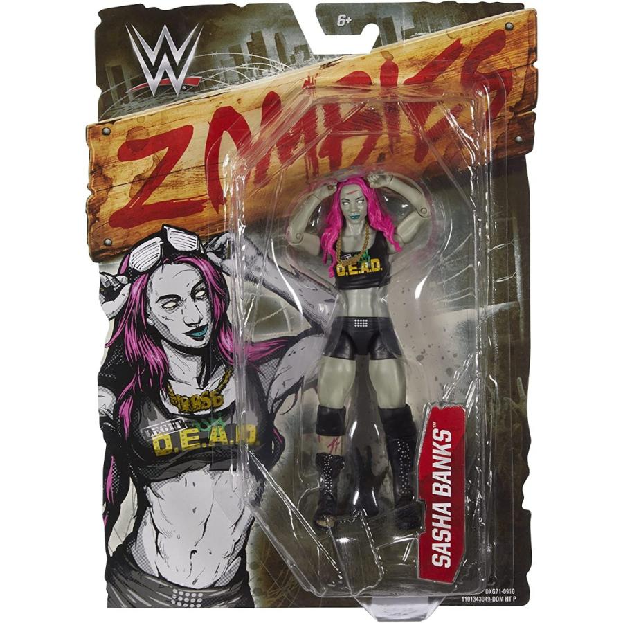 WWE フィギュア アメリカ直輸入 DXG71 WWE ZOMBIES SASHA BANKS ACTION FIGURE