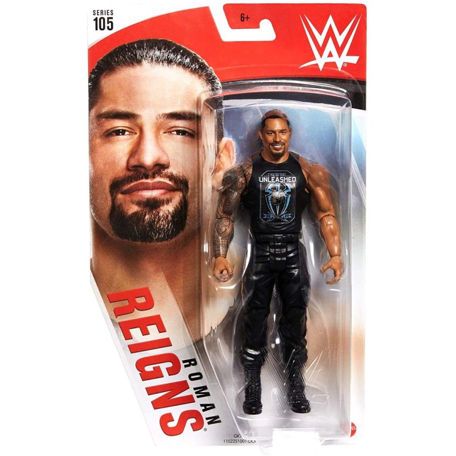WWE フィギュア アメリカ直輸入 GKT07 WWE Mattel Roman Reigns Basic Series #105 Action Figure in 6-i_3