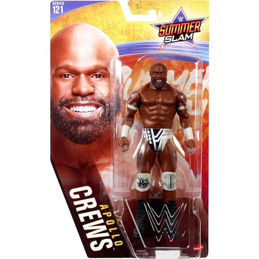 WWE フィギュア アメリカ直輸入 GTG44 WWE Series 121 Apollo Crews Action Figure Posable 6-in Collect_4