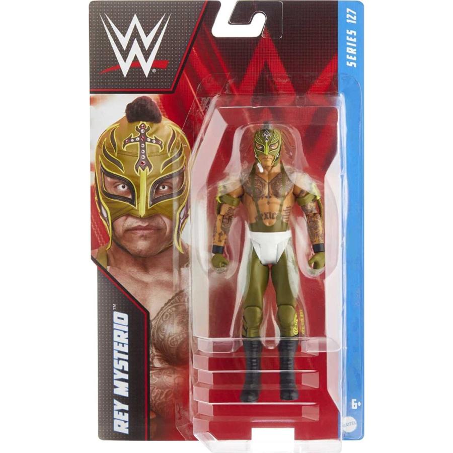WWE フィギュア アメリカ直輸入 HDD04 WWE Basic Rey Mysterio Action Figure， Posable 6-inch Collectib_4
