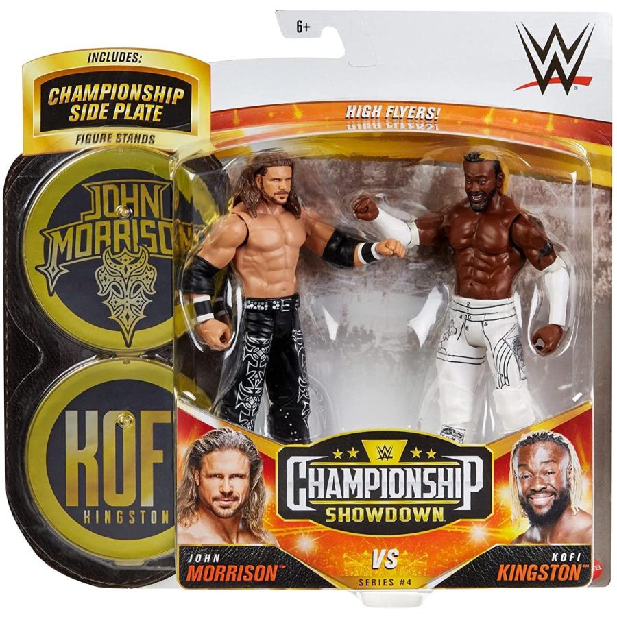 WWE フィギュア アメリカ直輸入 GVJ22 WWE John Morrison vs Kofi Kingston Championship Showdown 2-Pacの画像