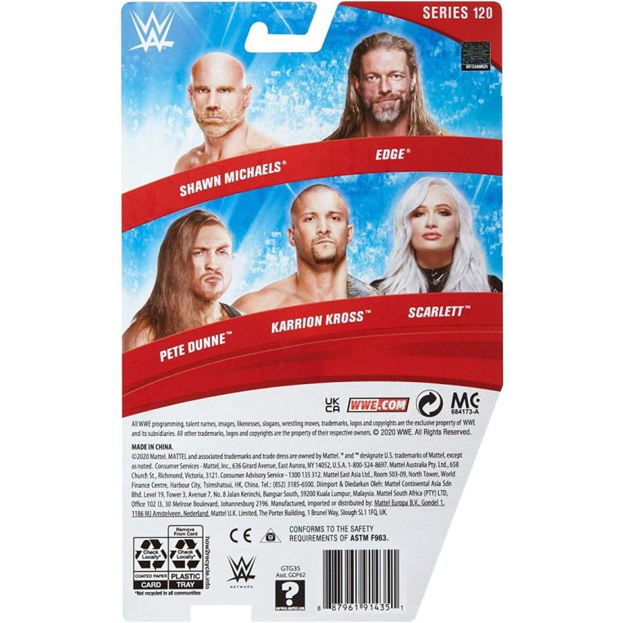WWE フィギュア アメリカ直輸入 GTG35 WWE Edge Action Figure Series 120 Action Figure Posable 6 in Cの画像