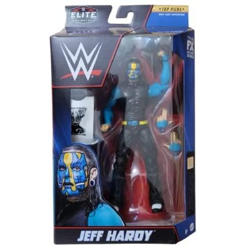 WWE フィギュア アメリカ直輸入 HDD61 WWE Jeff Hardy Top Picks Elite Collection Action Figure with A