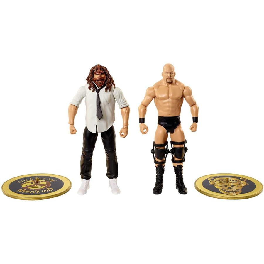 WWE フィギュア アメリカ直輸入 GVJ23 ?WWE MATTEL Stone Cold Steve Austin vs Mankind Championship_2