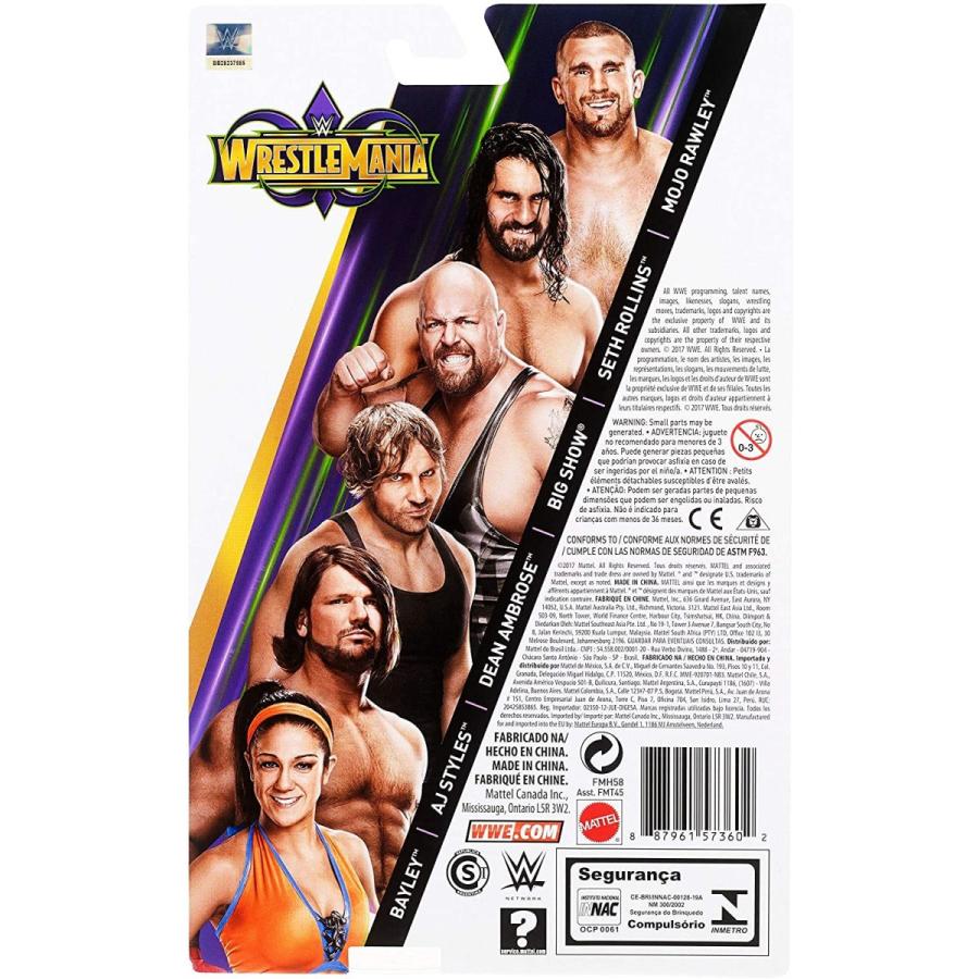 WWE フィギュア アメリカ直輸入 FMH58 WWE Wrestlemania Seth Rollins Action Figureの画像
