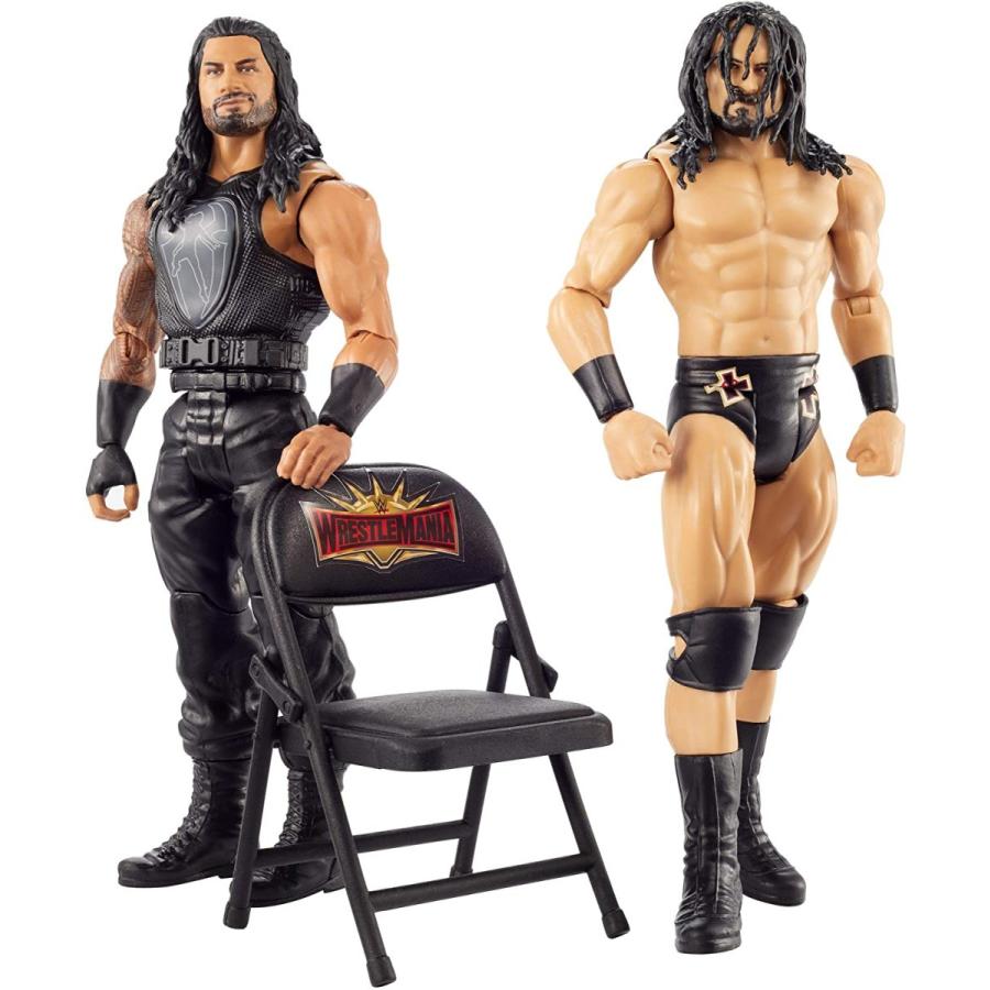 WWE 図形 亜米利加直輸入 GKY64 WWE Roman Reigns \u0026 Drew McIntyre Wrestlemania 35 Battle Pack T フィギュア-フィギュア本体