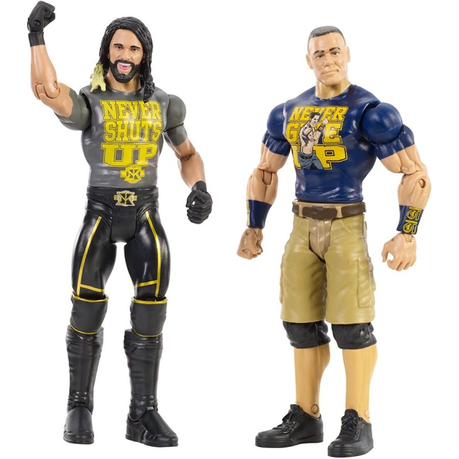 WWE 図形 亜米利加直輸入 FCV88 WWE John Cena \u0026 Seth Rollins Action Figures 2-Pack ゲーム、おもちゃ-フィギュア-フィギュア本体