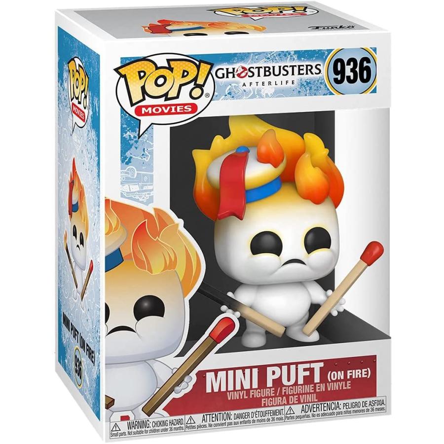 ファンコ FUNKO フィギュア 48492 Funko POP Movies: Ghostbusters Afterlife - Mini Puft on Fire，Multicol_1
