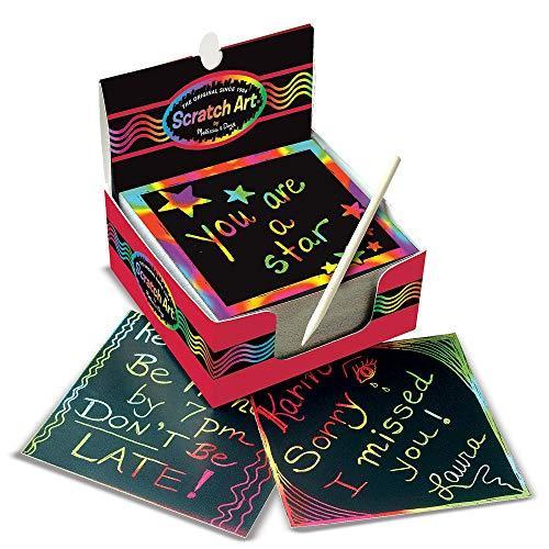 メリッサ&ダグ おもちゃ 知育玩具 5945 Melissa & Doug Scratch Art Rainbow Mini Notes (125) with Wo