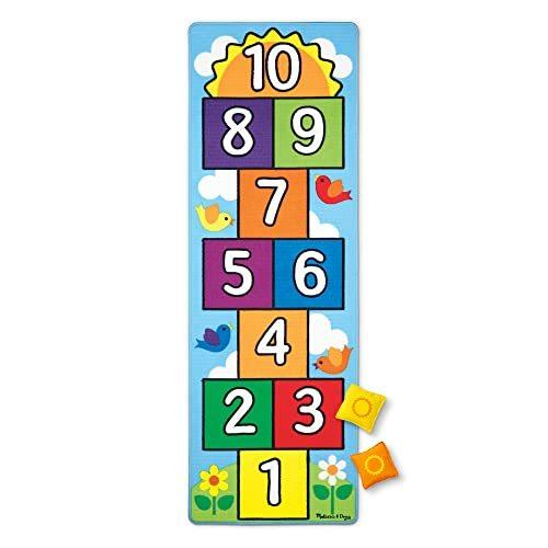 メリッサ&ダグ おもちゃ 知育玩具 96152 Melissa & Doug Hop & Count Hopscotch Rug (Play Space & Roo