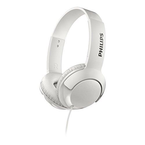 海外輸入ヘッドホン ヘッドフォン イヤホン SHL3070WT/27 Philips BASS+ On Ear Headphones - Whi
