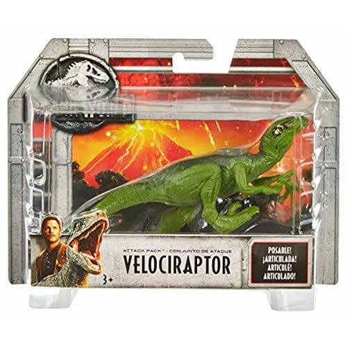 ジュラシックワールド JURASSIC WORLD おもちゃ FPF13 JURASSIC WORLD ATTACK PACK Velociraptor