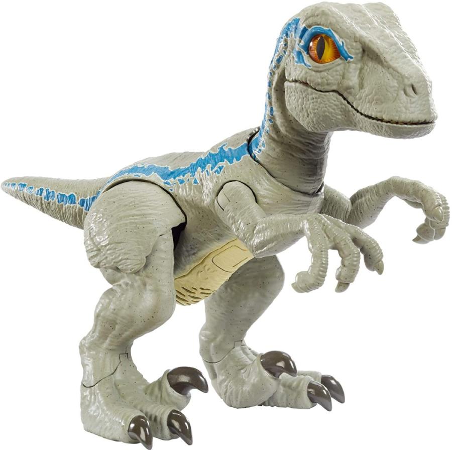 ジュラシックワールド JURASSIC WORLD おもちゃ GFD40 Mattel Jurassic World Primal Pal Blue with Sp