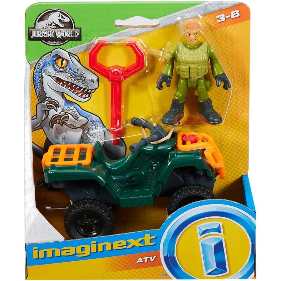 JURASSIC WORLD おもちゃ FMX94 Jurassic World Toys , ATV & Technician 【ニャルト】