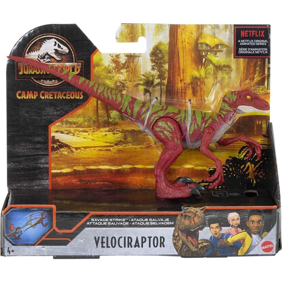 ジュラシックワールド JURASSIC WORLD おもちゃ HBX31 Jurassic World Toys Velociraptor - Jumping Sa｜maniacs-shop｜06