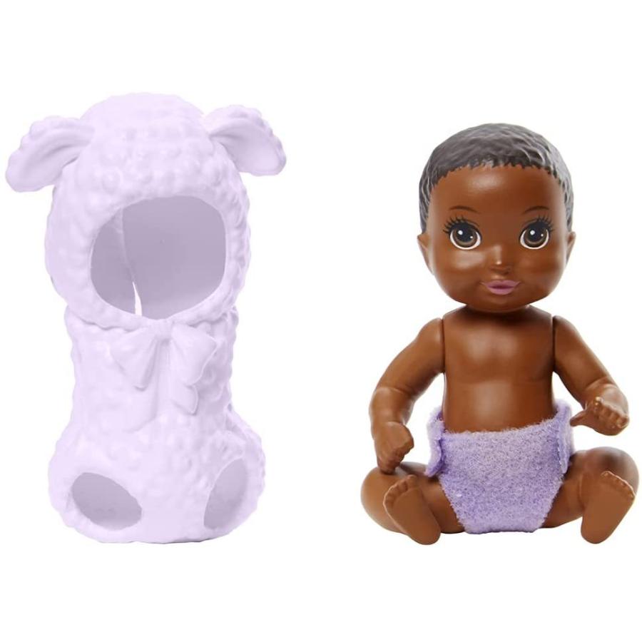 バービー バービー人形 GRP04-LAMB Barbie Skipper Babbysitters Club Dress Up Babies - Brown Eyed Baby