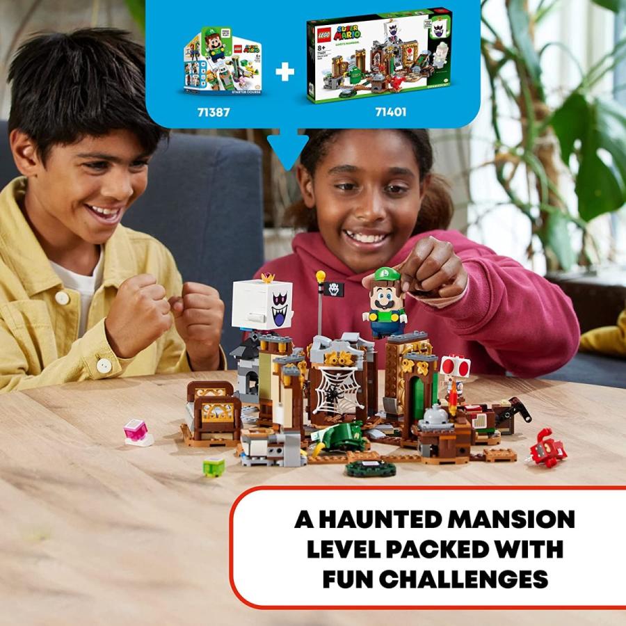 レゴ 6379532 LEGO Super Mario Luigi’s Mansion Haunt-and-Seek Expansion Set 71401 Toy Building Kit for Kids｜maniacs-shop｜02