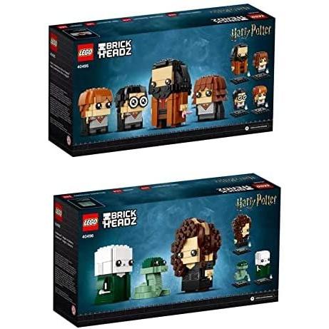 定番正規店 レゴ 673419159173 Lego Brickheadz Harry Potter， Hermione， Ron Weasley， Hagrid 4095 + Lord Voldemort， Nagini，