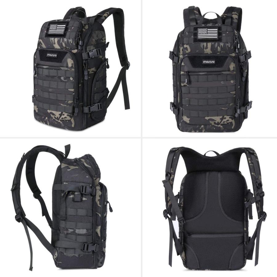 ミリタリーバックパック タクティカルバックパック サバイバルゲーム MOSISO 30L Tacの画像