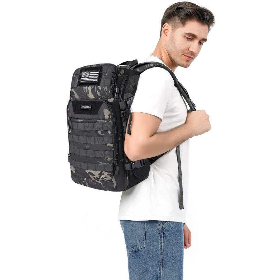 ミリタリーバックパック タクティカルバックパック サバイバルゲーム MOSISO 30L Tacの画像