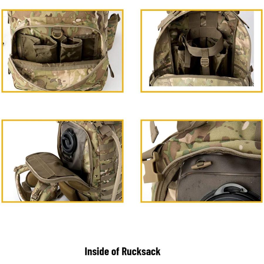 ミリタリーバックパック タクティカルバックパック サバイバルゲーム MT Military MO_4