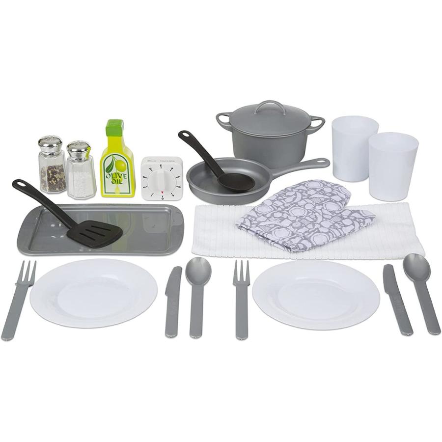 メリッサ&ダグ おもちゃ おままごと 9304 Melissa & Doug 22-Piece Play Kitchen Accessories Set - U
