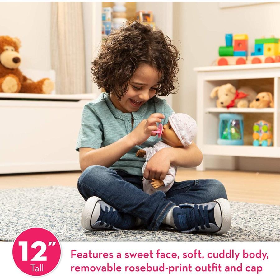 メリッサ&ダグ おもちゃ おままごと 4912 Melissa & Doug Mine to Love Mariana 12" Poseable Baby Do_1