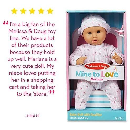 メリッサ&ダグ おもちゃ おままごと 4912 Melissa & Doug Mine to Love Mariana 12" Poseable Baby Do_4