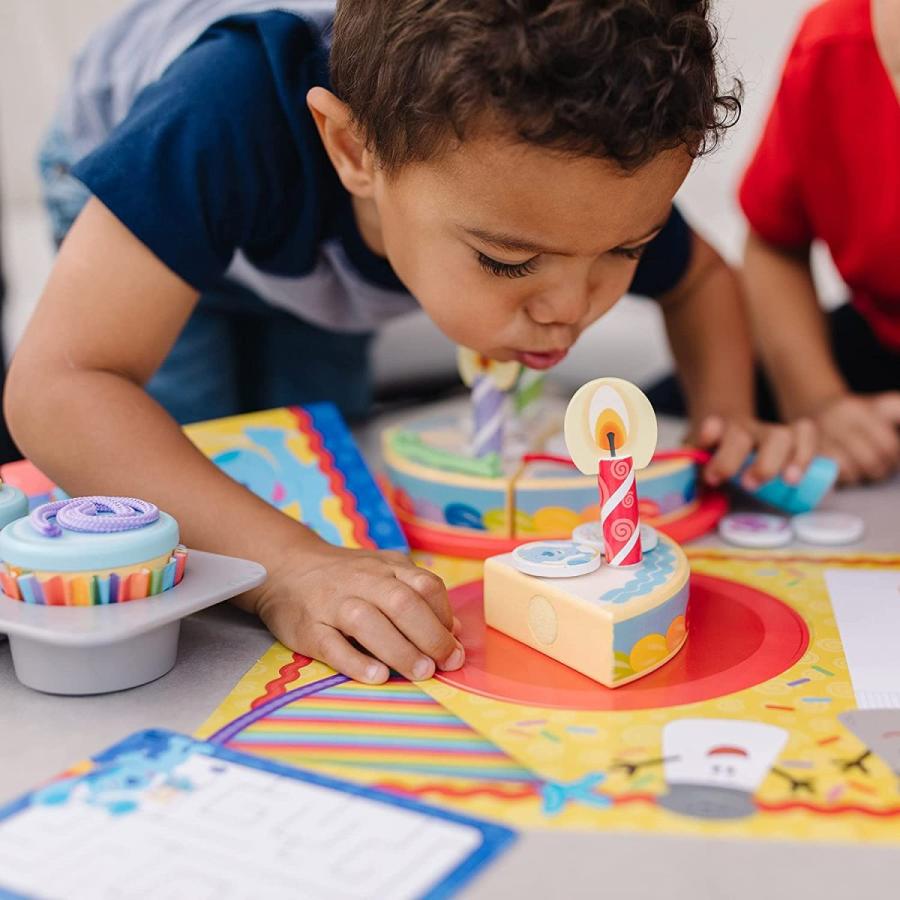 メリッサ&ダグ おもちゃ おままごと 33018 Melissa & Doug Blue's Clues & You! Wooden Birthday Part