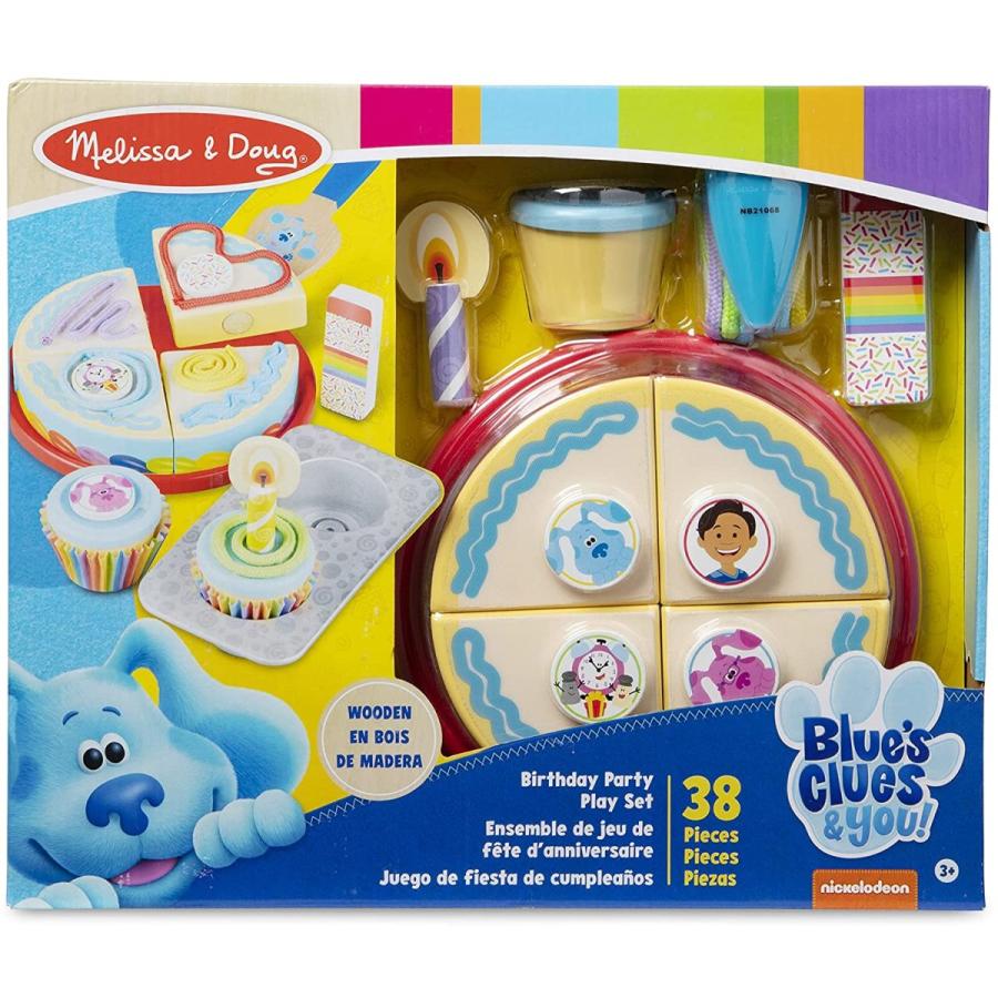 メリッサ&ダグ おもちゃ おままごと 33018 Melissa & Doug Blue's Clues & You! Wooden Birthday Part