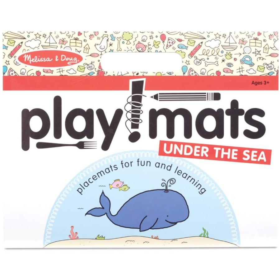メリッサ&ダグ おもちゃ 知育玩具 31431 Melissa & Doug Playmats Under The Sea Take-Along Paper Col