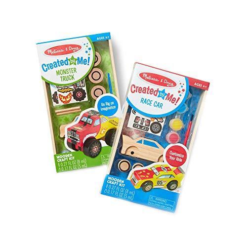 メリッサ&ダグ おもちゃ 知育玩具 93180 Melissa & Doug Decorate-Your-Own Wooden Craft Kits Set - R