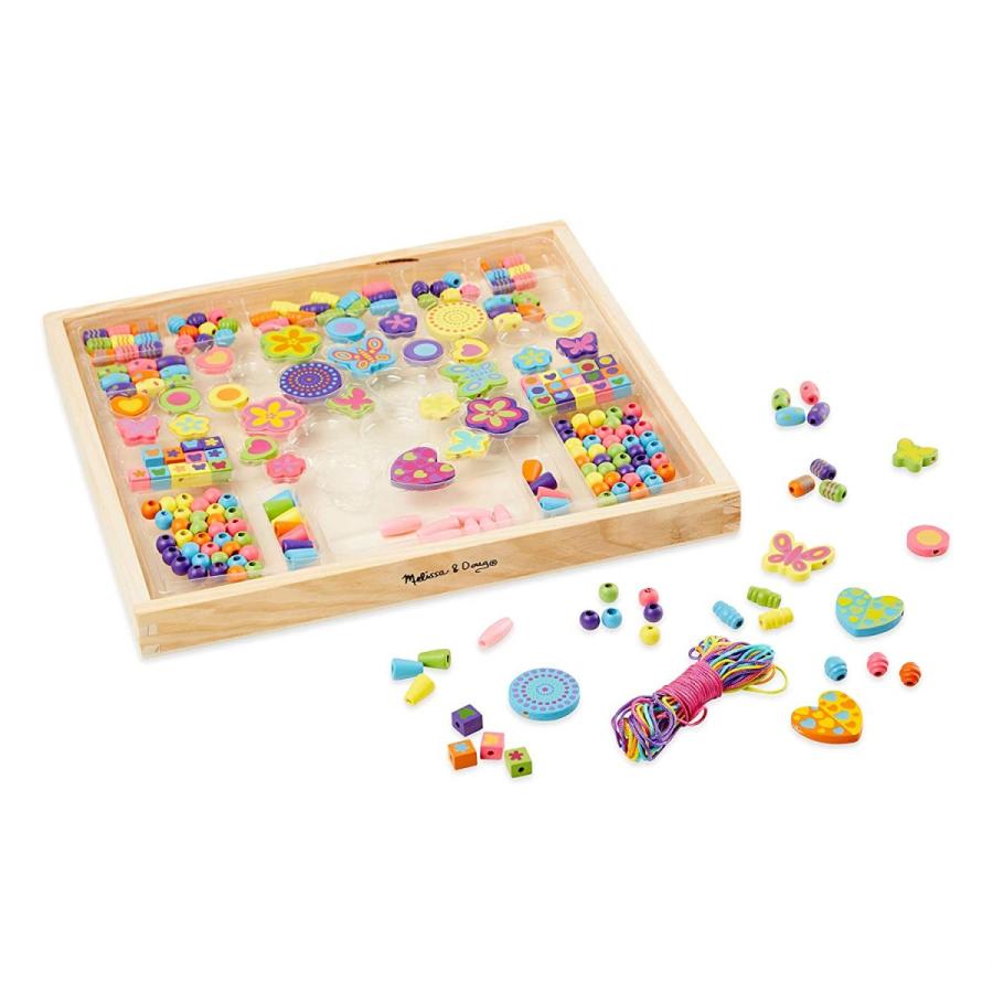 メリッサ&ダグ おもちゃ 知育玩具 4169 Melissa & Doug Created by Me! Bead Bouquet， Deluxe Wooden J