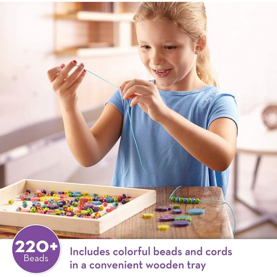 メリッサ&ダグ おもちゃ 知育玩具 4169 Melissa & Doug Created by Me! Bead Bouquet， Deluxe Wooden J